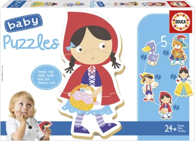 Obrázek k produktu Baby puzzle Pohádky 5v1 (3-5 dílků)