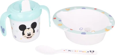 Obrázek k produktu Dětská jídelní sada 3v1 Mickey Mouse