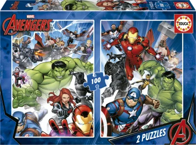 Obrázek k produktu Puzzle Avengers 2x100 dílků
