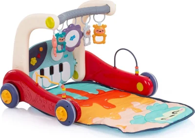 Obrázek k produktu Baby Fitness Multicolor - Hrací podložka a chodítko 3v1