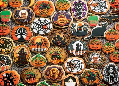 Obrázek k produktu Puzzle Halloweenské sušenky 1000 dílků