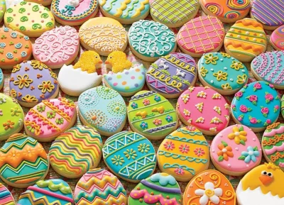 Obrázek k produktu Puzzle Velikonoční sušenky 500 dílků