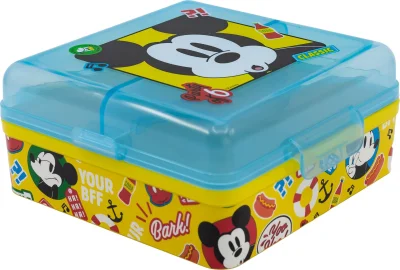 Obrázek k produktu Čtvercový Multi Box na svačinu Mickey Mouse