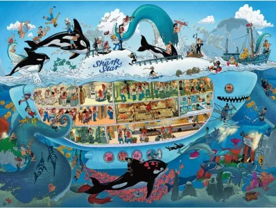 Obrázek k produktu Puzzle Zábava v ponorce 1500 dílků