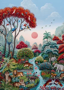 Obrázek k produktu Puzzle Exotic garden: Ráj divočiny 2000 dílků