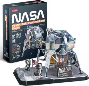 Obrázek k produktu 3D puzzle NASA: Apolo 11, Lunární modul Eagle 93 dílků