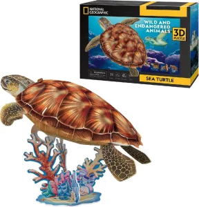 Obrázek k produktu 3D puzzle National Geographic: Mořská želva 31 dílků