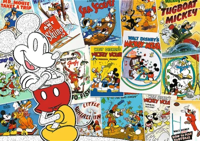 Obrázek k produktu Puzzle Mickeyho svět 1000 dílků