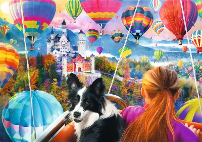 Obrázek k produktu Spiral puzzle Festival horkovzdušných balonů 1040 dílků