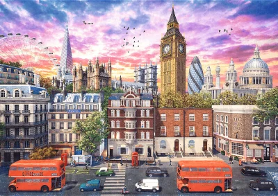 Obrázek k produktu Puzzle Procházka Londýnem 4000 dílků