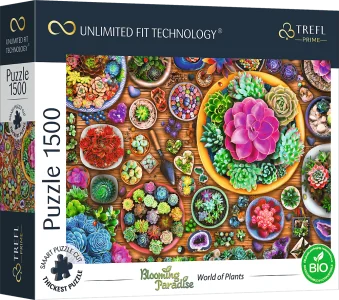 Obrázek k produktu Puzzle UFT Blooming Paradise: Svět rostlin 1500 dílků