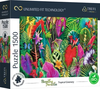 Obrázek k produktu Puzzle UFT Blooming Paradise: Tropická zeleň 1500 dílků