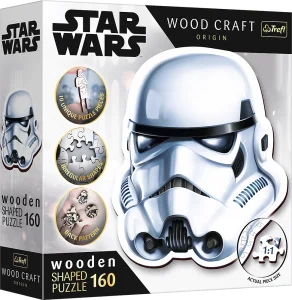 Obrázek k produktu Wood Craft Origin puzzle Star Wars: Helma stormtroopera 160 dílků