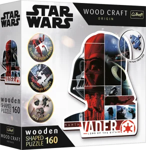 Obrázek k produktu Wood Craft Origin puzzle Star Wars: Darth Vader 160 dílků