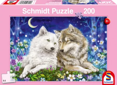 Obrázek k produktu Puzzle Huňatí vlci 200 dílků