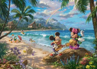 Obrázek k produktu Puzzle Minnie a Mickey na Hawaii 1000 dílků