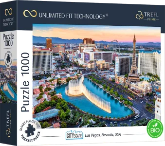 Obrázek k produktu Puzzle UFT Cityscape: Las Vegas, Nevada, USA 1000 dílků