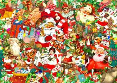 Obrázek k produktu Puzzle Vintage Vánoce 1000 dílků