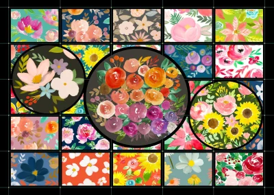 Obrázek k produktu Puzzle Květinová zahrada 1000 dílků