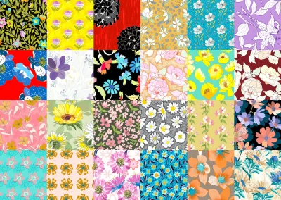 Obrázek k produktu Puzzle Květinové vzory 1000 dílků