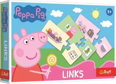 Obrázek k produktu Puzzle Links Prasátko Peppa 2x14 dílků