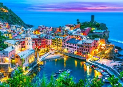 Obrázek k produktu Puzzle Vernazza za soumraku, Cinque Terre, Itálie 1000 dílků