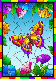 Obrázek k produktu Puzzle Křišťálový motýl 1000 dílků