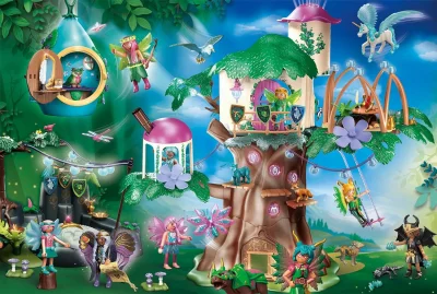 Obrázek k produktu Puzzle Playmobil Ayuma: Kouzelný les víl 100 dílků