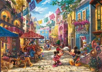 Obrázek k produktu Puzzle Mickey & Minnie v Mexiku 6000 dílků