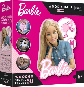 Obrázek k produktu Wood Craft Junior puzzle Krásná Barbie 50 dílků