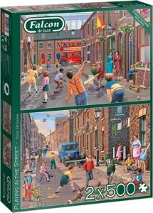 Obrázek k produktu Puzzle Pouliční hry 2x500 dílků