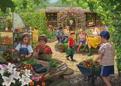 Obrázek k produktu Puzzle Zeleninová zahrada 1000 dílků