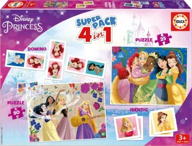 Obrázek k produktu Soubor her Disney princezny 4v1