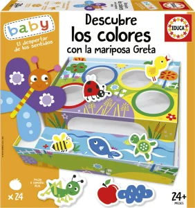 Obrázek k produktu Baby Třídění barev s motýlem Gretou 4x6 dílků