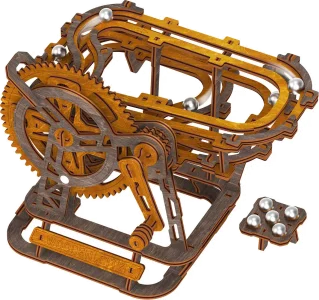 Obrázek k produktu 3D dřevěné puzzle Kuličková dráha mini 147 dílků