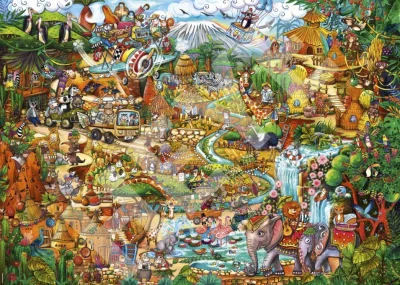 Obrázek k produktu Puzzle Exotické safari 2000 dílků
