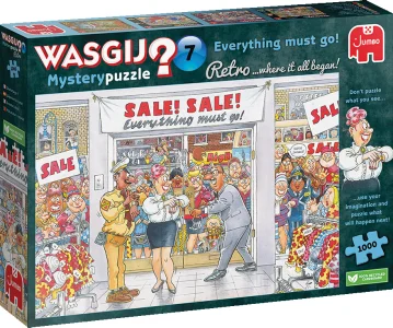 Obrázek k produktu Puzzle WASGIJ Mystery 7: Všechno musí pryč! 1000 dílků