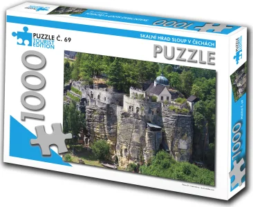 Obrázek k produktu Puzzle Skalní hrad Sloup v Čechách 1000 dílků (č.69)