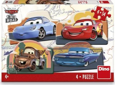 Obrázek k produktu Puzzle Cars: Na cestě 4x54 dílků