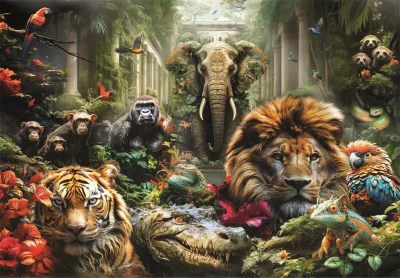 Obrázek k produktu Puzzle Tajuplná džungle 1000 dílků