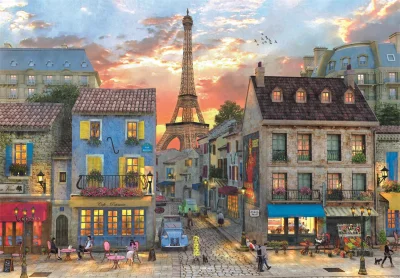 Obrázek k produktu Puzzle Ulice Paříže 1000 dílků