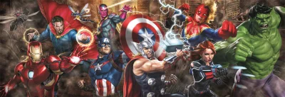 Obrázek k produktu Panoramatické puzzle Avengers 1000 dílků