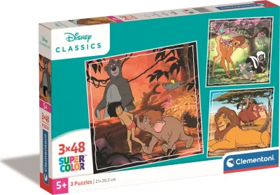 Obrázek k produktu Puzzle Disney klasika 3x48 dílků