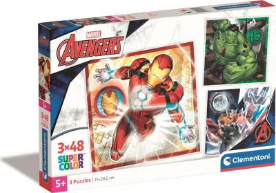 Obrázek k produktu Puzzle Avengers 3x48 dílků