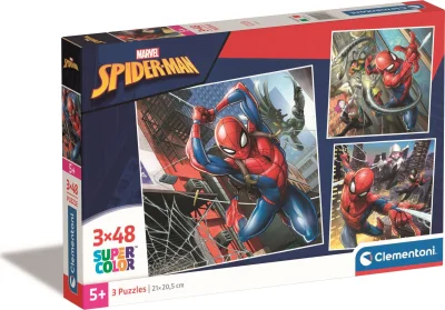 Obrázek k produktu Puzzle Spiderman 3x48 dílků
