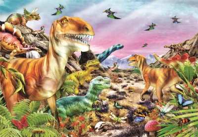 Obrázek k produktu Puzzle Země dinosaurů 104 dílků
