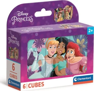 Obrázek k produktu Obrázkové kostky Disney princezny, 6 kostek