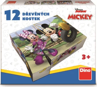 Obrázek k produktu Obrázkové kostky Mickey Mouse, 12 kostek