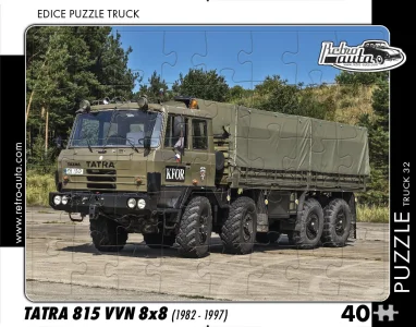 Obrázek k produktu Puzzle TRUCK č.32 Tatra 815 VVN 8x8 (1982 - 1997) 40 dílků