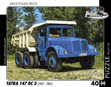 Obrázek k produktu Puzzle TRUCK č.38 Tatra 147 DC 5 (1957 - 1961) 40 dílků